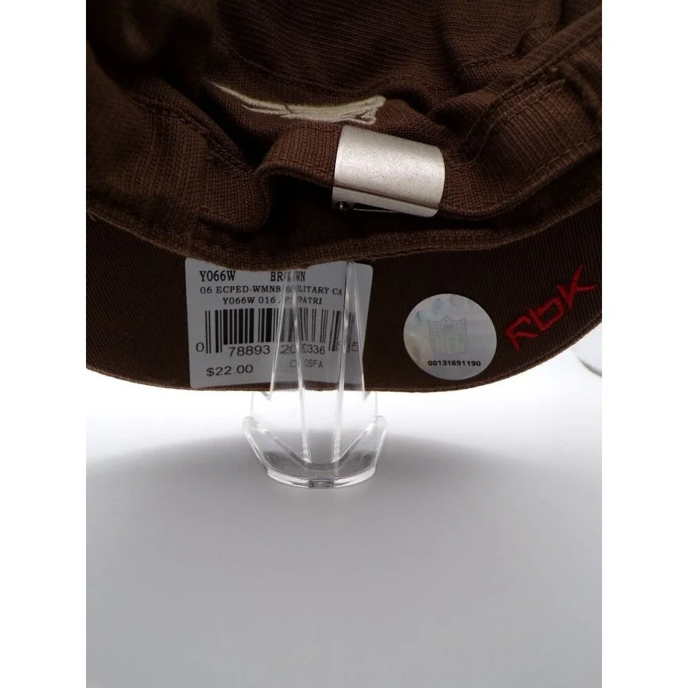 Reebok RBK Women's Patriots Brown Army Cap Canvas OSFA Y066W